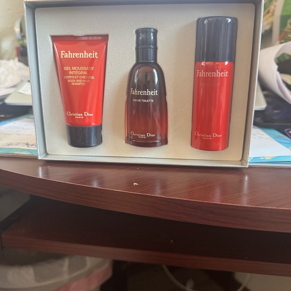Dior Fahrenheit Men's Set - Red and Black